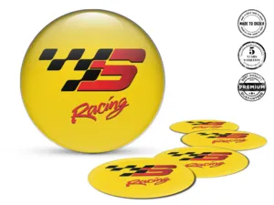 Car Rim Decal Brand Velocity Burst